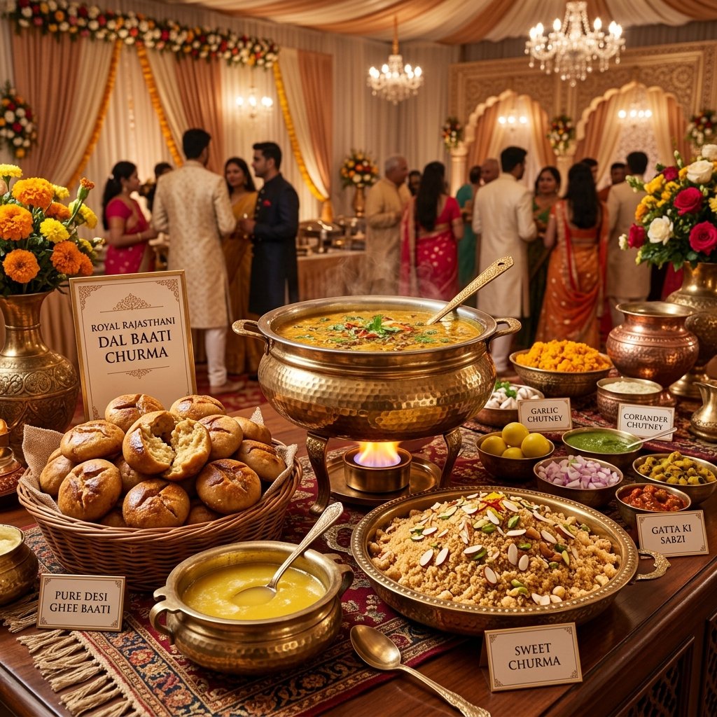 Royal Dal Baati Churma Handi Warmers